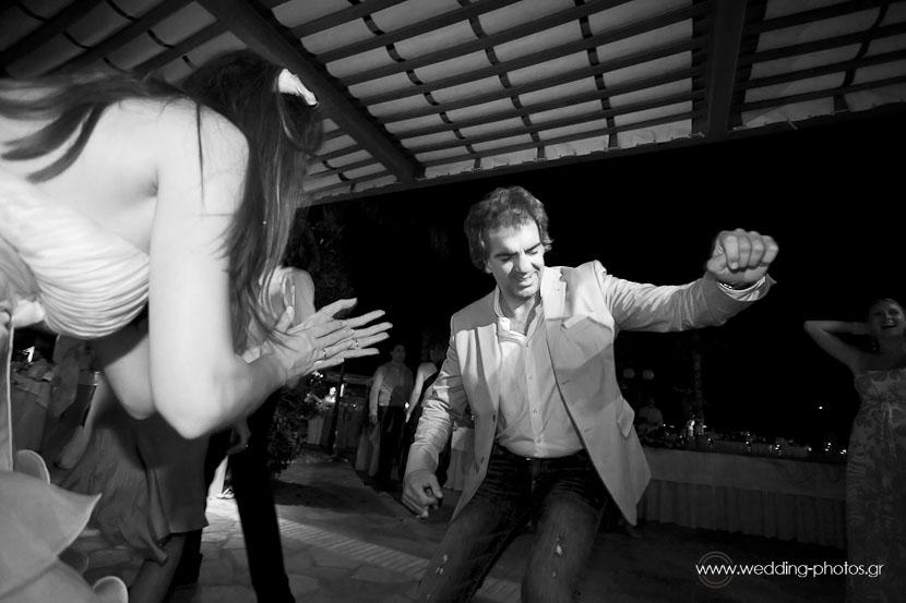 rock 70 wedding party santorini