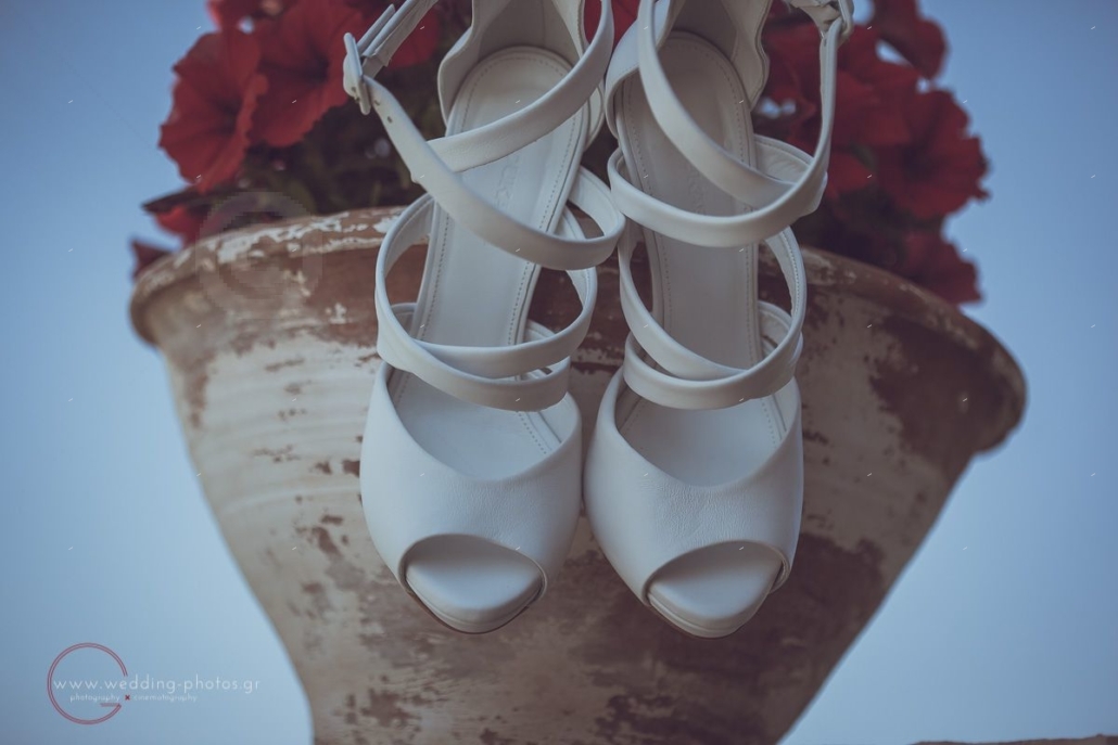 λευκά νυφικά παπούτσια