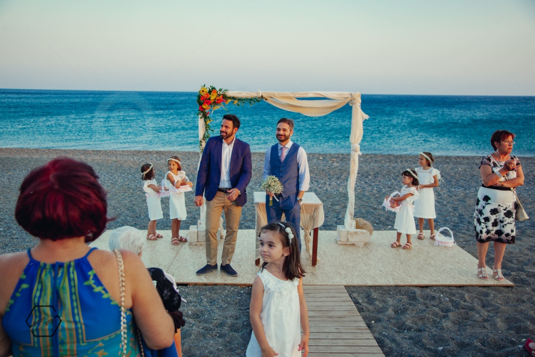 γάμος στην παραλία, Κρήτη